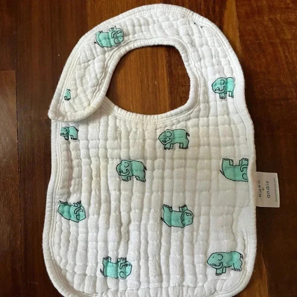 aden + anais cotton muslim snap bibs 3 pack - Picture 4 of 5
